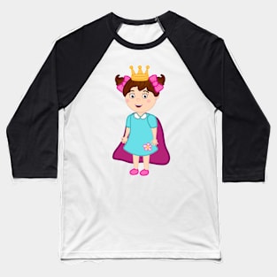 Bongo Beep Beep Cartoon Girl Lily Big Smile Princess Queen Baseball T-Shirt